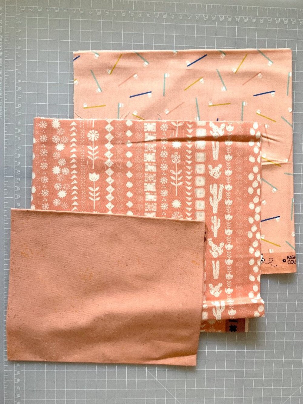 Bundle of Ruby Star Society Fabric - Dusty Pink